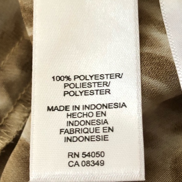 Evan Picone Animal Print Ruffle Blouse - Picture 5 of 5